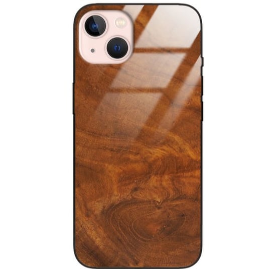 Etui drewniane iPhone 13 Premium Wood Caramel Forestzone Glass ForestZone