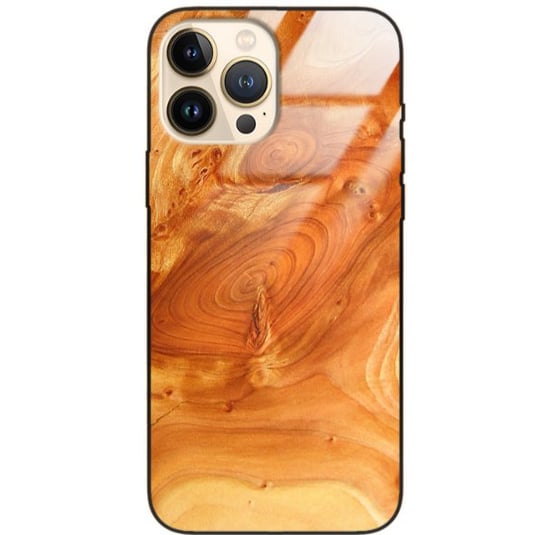 Etui drewniane iPhone 13 Pro Max Premium Wood Honey Forestzone Glass ForestZone