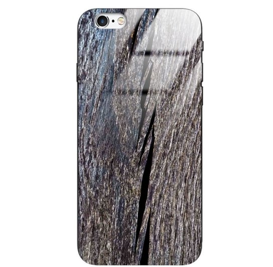 Etui drewniane iPhone 6/6s Plus Old Fashion Wood Blue Gray Forestzone Glass ForestZone