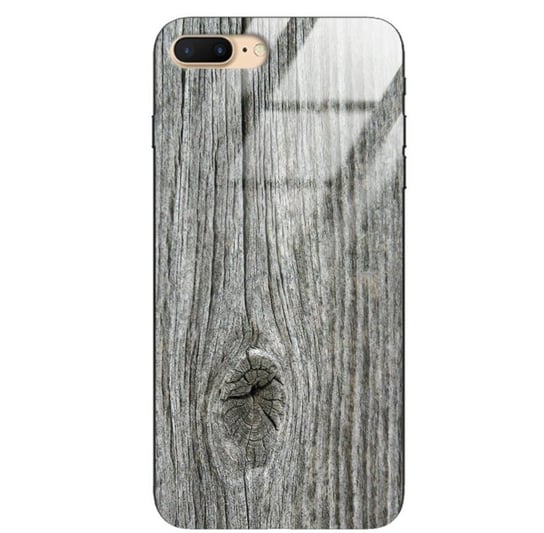 Etui drewniane iPhone 8/7 Plus Old Fashion Wood Gray Forestzone Glass ForestZone
