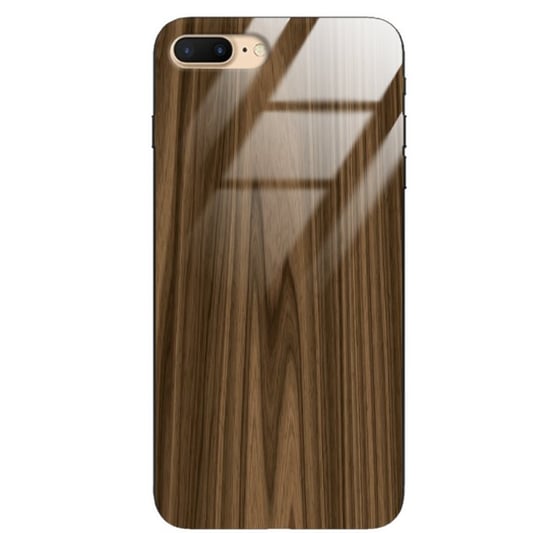 Etui drewniane iPhone 8/7 Plus Premium Wood Brown Forestzone Glass ForestZone