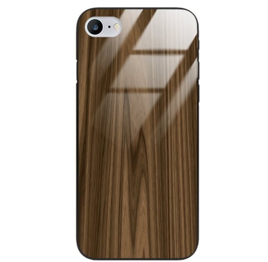 Etui drewniane iPhone 8/7 Premium Wood Brown Forestzone Glass ForestZone