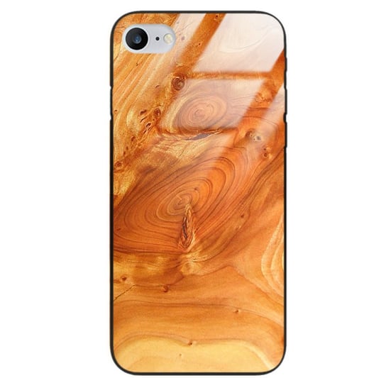 Etui drewniane iPhone 8/7 Premium Wood Honey Forestzone Glass ForestZone