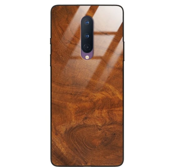 Etui drewniane OnePlus 8 Premium Wood Caramel Forestzone Glass ForestZone