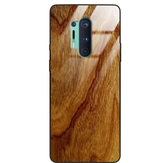 Etui drewniane OnePlus 8 Pro Old Fashion Wood Amber Forestzone Glass ForestZone