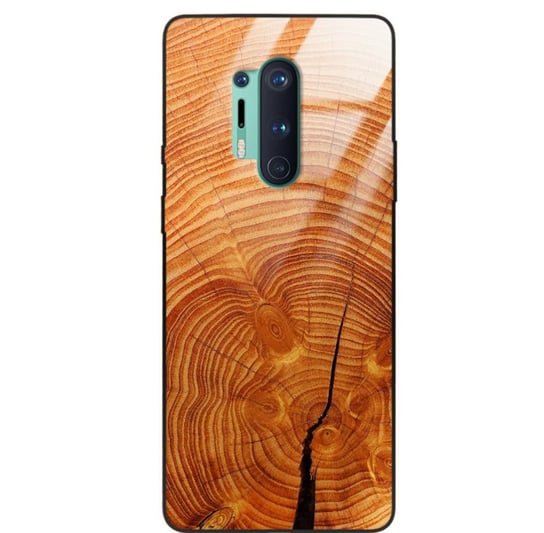 Etui drewniane OnePlus 8 Pro Old Fashion Wood Burnt Orange Forestzone Glass ForestZone