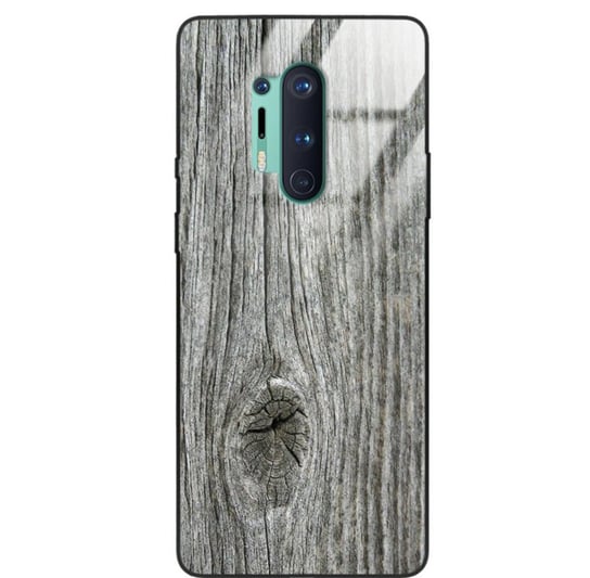 Etui drewniane OnePlus 8 Pro Old Fashion Wood Gray Forestzone Glass ForestZone