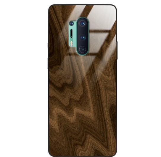 Etui drewniane OnePlus 8 Pro Premium Wood Chocolate Forestzone Glass ForestZone