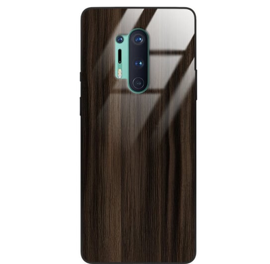 Etui drewniane OnePlus 8 Pro Premium Wood Dark Brown Forestzone Glass ForestZone