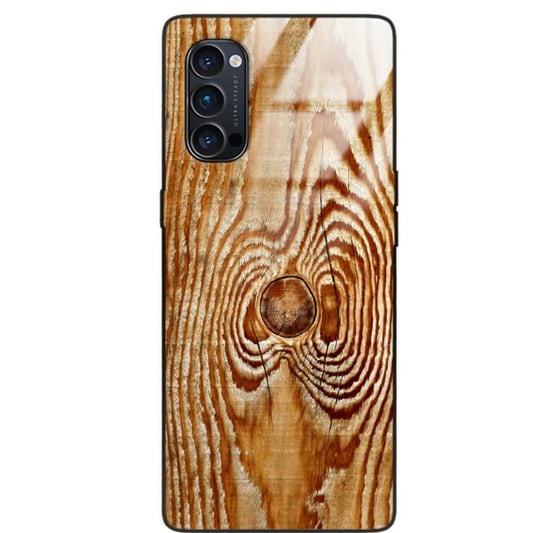 Etui drewniane Oppo Reno 4 Pro Old Fashion Wood Butterscotch Forestzone Glass ForestZone