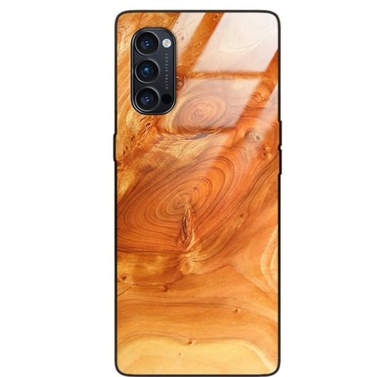 Etui drewniane Oppo Reno 4 Pro Premium Wood Honey Forestzone Glass ForestZone