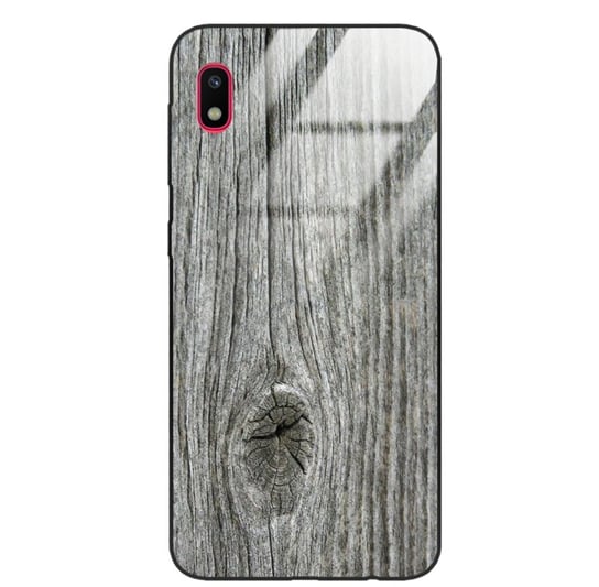 Etui drewniane Samsung Galaxy A10 Old Fashion Wood Gray Forestzone Glass ForestZone