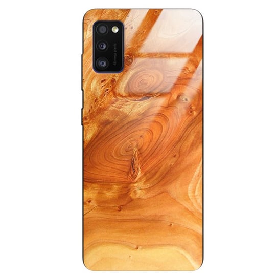 Etui drewniane Samsung Galaxy A41 Premium Wood Honey Forestzone Glass ForestZone