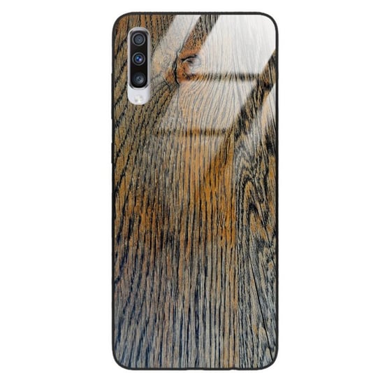 Etui drewniane Samsung Galaxy A70 Old Fashion Wood Rust Forestzone Glass ForestZone
