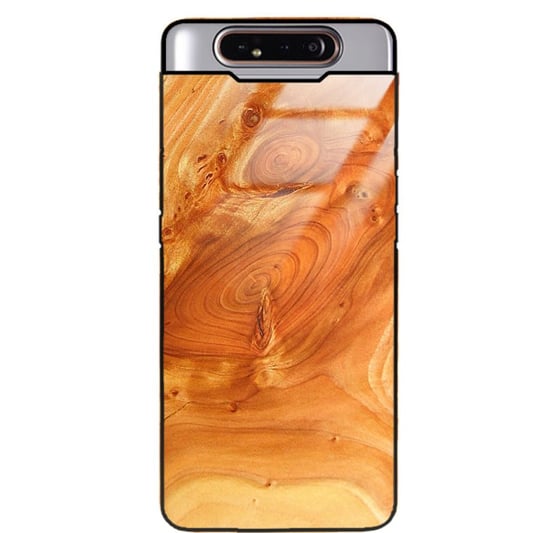 Etui drewniane Samsung Galaxy A80 Premium Wood Honey Forestzone Glass ForestZone