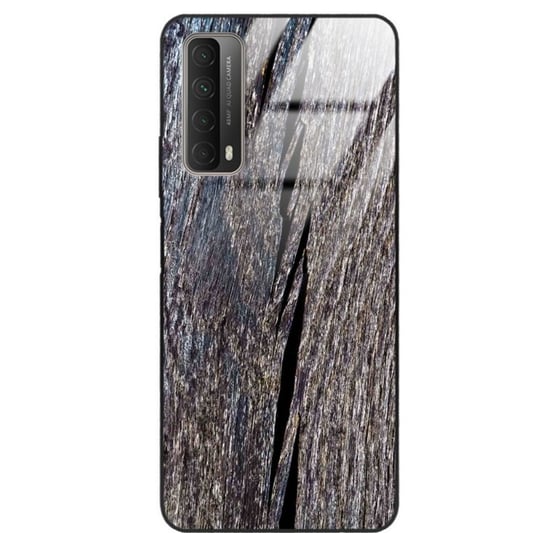 Etui drewniane Samsung Galaxy A90 5g Old Fashion Wood Blue Gray Forestzone Glass ForestZone