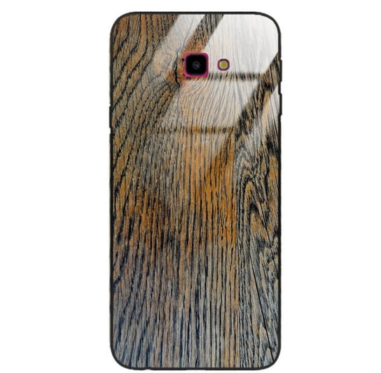 Etui drewniane Samsung Galaxy J4 Plus 2018 Old Fashion Wood Rust Forestzone Glass ForestZone