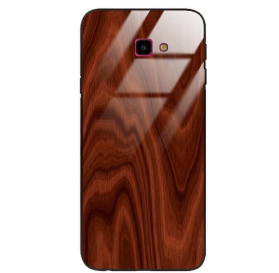 Etui drewniane Samsung Galaxy J4 Plus 2018 Premium Wood Mahogany Forestzone Glass ForestZone