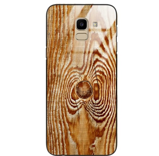 Etui drewniane Samsung Galaxy J6 2018 Old Fashion Wood Butterscotch Forestzone Glass ForestZone