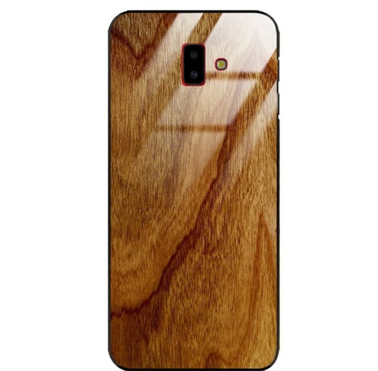 Etui drewniane Samsung Galaxy J6 Plus 2018 Old Fashion Wood Amber Forestzone Glass ForestZone