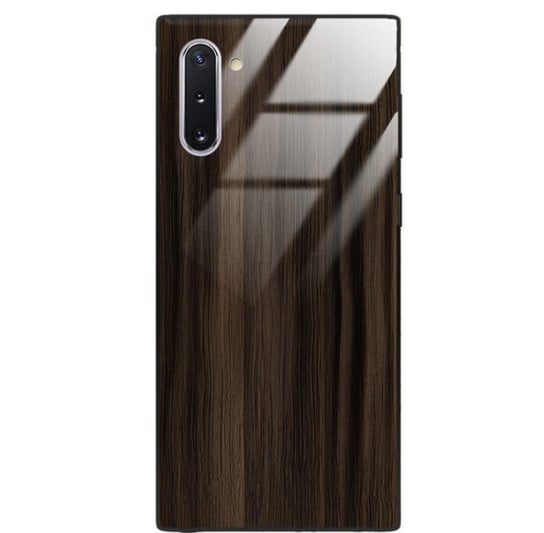 Etui drewniane Samsung Galaxy Note 10 Premium Wood Dark Brown Forestzone Glass ForestZone