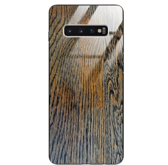 Etui drewniane Samsung Galaxy S10 Plus Old Fashion Wood Rust Forestzone Glass ForestZone