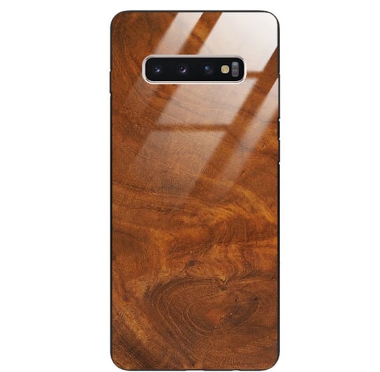 Etui drewniane Samsung Galaxy S10 Plus Premium Wood Caramel Forestzone Glass ForestZone