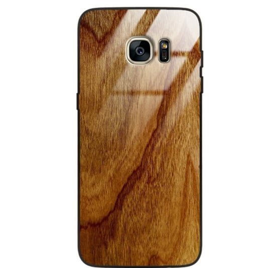 Etui drewniane Samsung Galaxy S7 Edge Old Fashion Wood Amber Forestzone Glass ForestZone