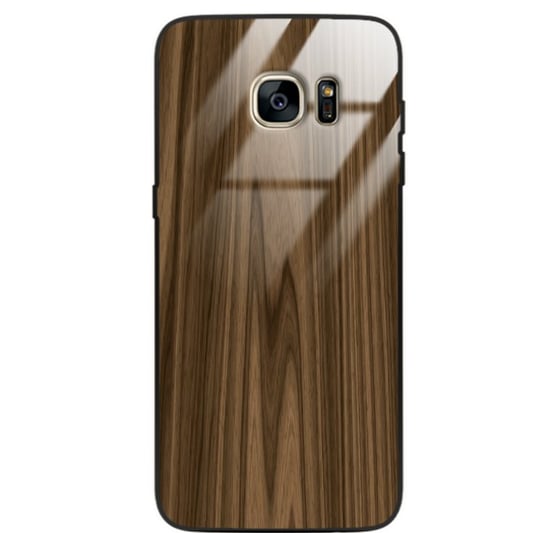 Etui drewniane Samsung Galaxy S7 Edge Premium Wood Brown Forestzone Glass ForestZone
