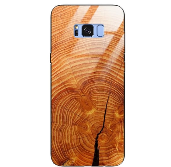 Etui drewniane Samsung Galaxy S8 Plus Old Fashion Wood Burnt Orange Forestzone Glass ForestZone