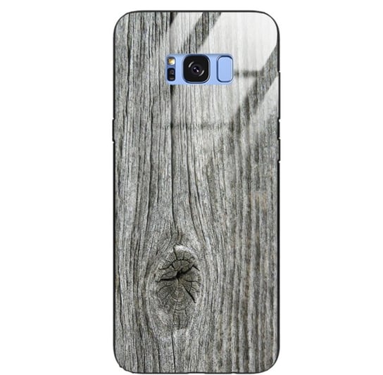 Etui drewniane Samsung Galaxy S8 Plus Old Fashion Wood Gray Forestzone Glass ForestZone