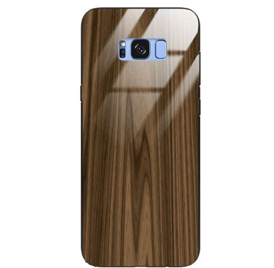Etui drewniane Samsung Galaxy S8 Plus Premium Wood Brown Forestzone Glass ForestZone