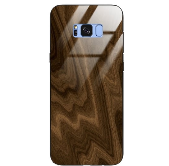 Etui drewniane Samsung Galaxy S8 Plus Premium Wood Chocolate Forestzone Glass ForestZone