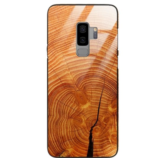 Etui drewniane Samsung Galaxy S9 Plus Old Fashion Wood Burnt Orange Forestzone Glass ForestZone
