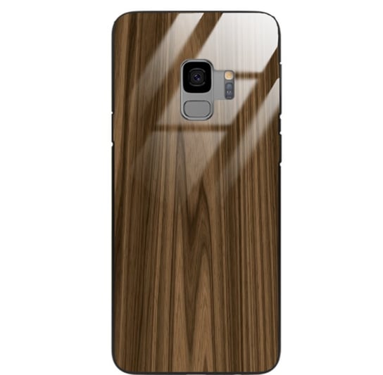 Etui drewniane Samsung Galaxy S9 Premium Wood Brown Forestzone Glass ForestZone