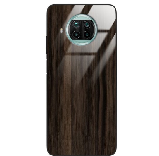 Etui drewniane Xiaomi Mi 10t Lite Premium Wood Dark Brown Forestzone Glass ForestZone