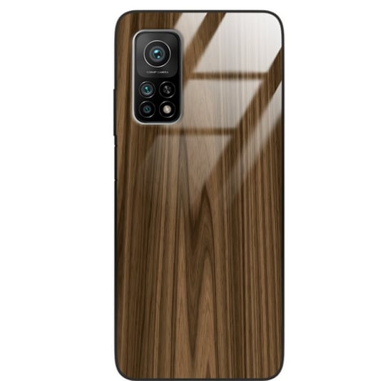 Etui drewniane Xiaomi Mi 10t Pro Premium Wood Brown Forestzone Glass ForestZone