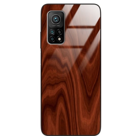 Etui drewniane Xiaomi Mi 10t Pro Premium Wood Mahogany Forestzone Glass ForestZone
