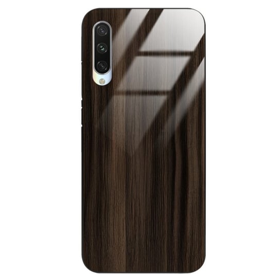 Etui drewniane Xiaomi Mi A3 Premium Wood Dark Brown Forestzone Glass ForestZone