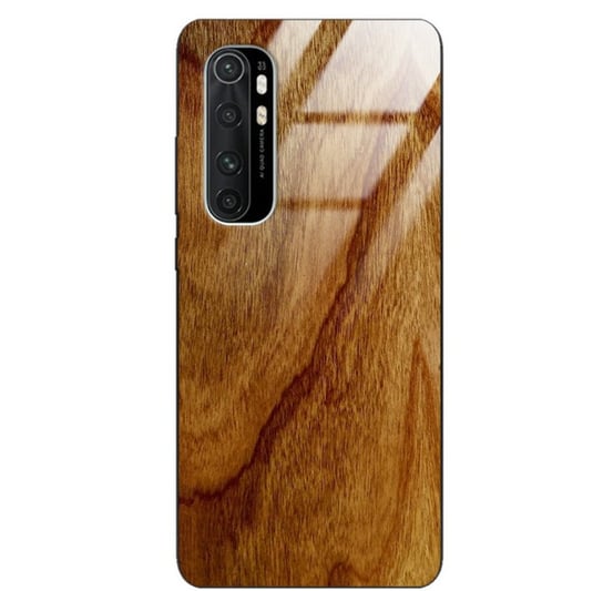 Etui drewniane Xiaomi Mi Note 10 Lite Old Fashion Wood Amber Forestzone Glass ForestZone
