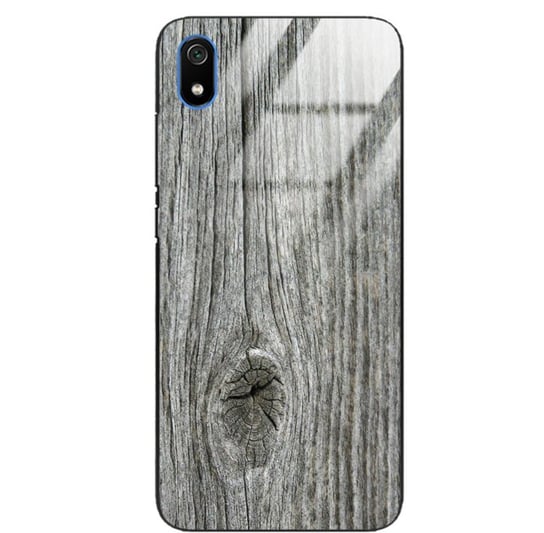 Etui drewniane Xiaomi Redmi 7a Old Fashion Wood Gray Forestzone Glass ForestZone