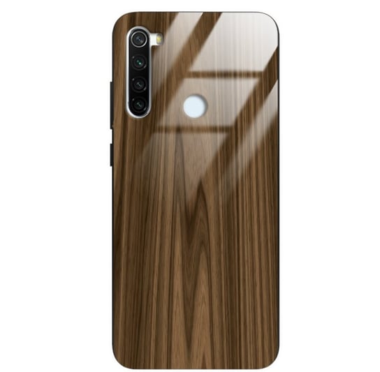 Etui drewniane Xiaomi Redmi Note 8t Premium Wood Brown Forestzone Glass ForestZone