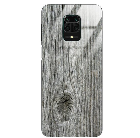 Etui drewniane Xiaomi Redmi Note 9s Old Fashion Wood Gray Forestzone Glass ForestZone
