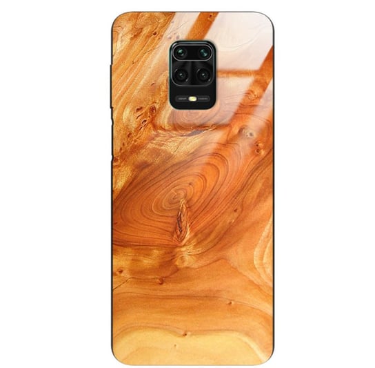 Etui drewniane Xiaomi Redmi Note 9s Premium Wood Honey Forestzone Glass ForestZone