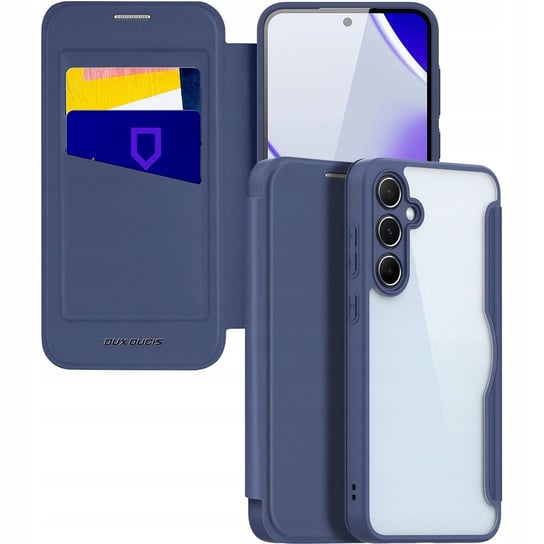 Etui Dux Ducis Skin X Pro do Galaxy A35 5G, granatowe Dux Ducis