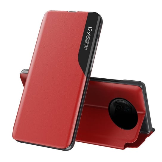 Etui Eco Leather View Case z klapką do Xiaomi Redmi Note 9T 5G czerwony Braders