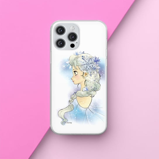 Etui Elsa 010 Disney Nadruk pełny Biały Producent: Samsung, Model: A70 Inna marka