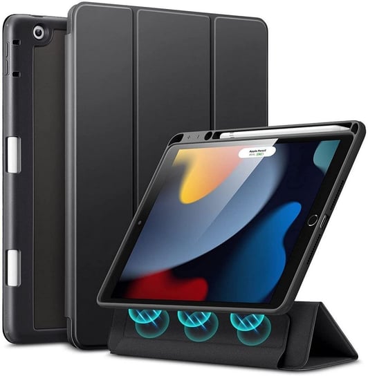 Etui ESR Rebound Hybrid do iPad 10.2 2019 / 2020 / 2021 Frosted Black ESR