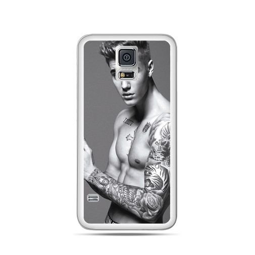 Etui, Etui, Samsung Galaxy S5 mini, Justin Bieber w tatuażach EtuiStudio