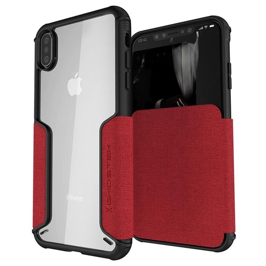 Etui Exec 3 Apple iPhone Xs Max czerwony Ghostek